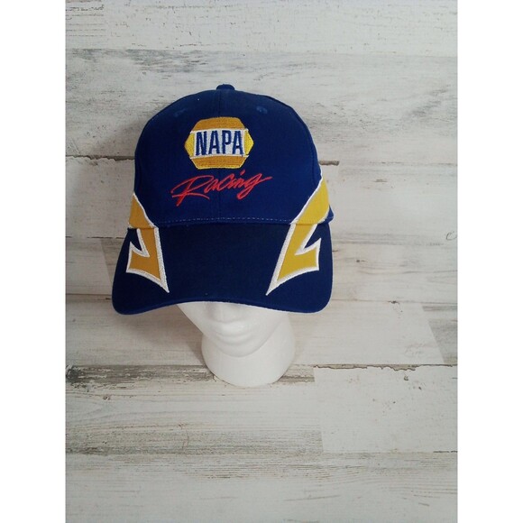 Napa Racing Michael Waltrip 55 Toyota/Cap Blue And Yellow - Picture 4 of 12